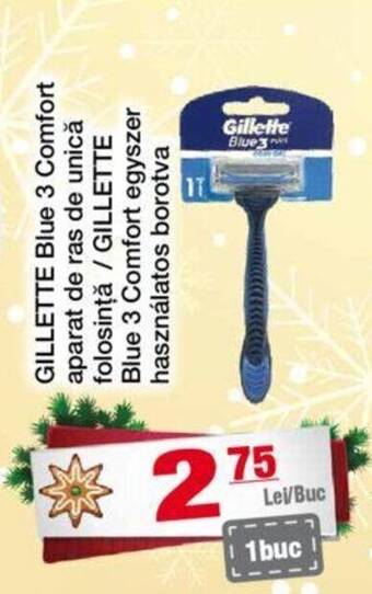 CBA GILLETTE Blue 3 Comfort aparat de ras de unică folosință / GILLETTE Blue 3 Comfort egyszer használatos borotva Ofertă