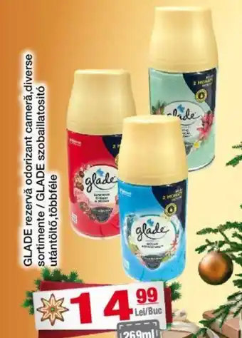 GLADE rezervă odorizant cameră,diverse sortimente / GLADE szobaillatositó utántöltő, többféle
