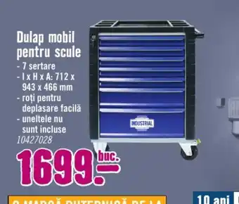 Dulap mobil pentru scule
