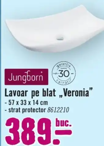 Lavoar pe blat „Veronia"