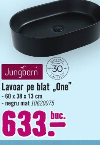 Hornbach Jungborn 30 Lavoar pe blat „One" Ofertă
