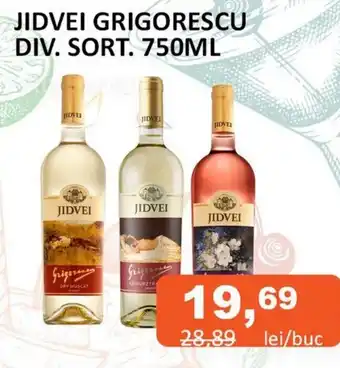 Unicarm JIDVEI GRIGORESCU DIV. SORT. 750ML Ofertă