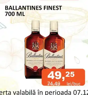 Unicarm BALLANTINES FINEST 700 ML Ofertă