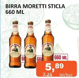 Unicarm BIRRA MORETTI STICLA 660 ML Ofertă