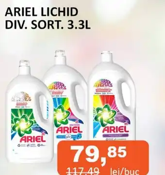 Unicarm ARIEL LICHID DIV. SORT. 3.3L Ofertă