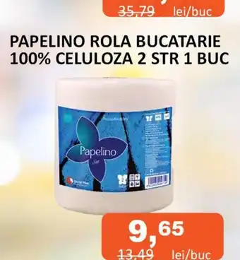 Unicarm PAPELINO ROLA BUCATARIE 100% CELULOZA 2 STR 1 BUC Ofertă