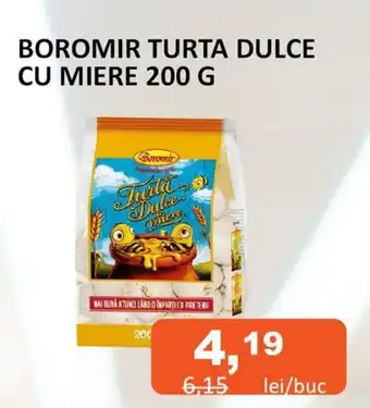 Unicarm BOROMIR TURTA DULCE CU MIERE 200 G Ofertă