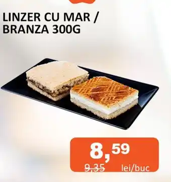 Unicarm LINZER CU MAR / BRANZA 300G Ofertă