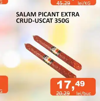 Unicarm SALAM PICANT EXTRA CRUD-USCAT 350G Ofertă
