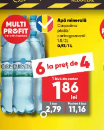 PROFI Apă minerală Carpatina Ofertă