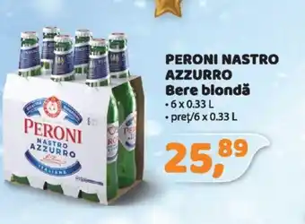 PERONI NASTRO AZZURRO Bere blondă