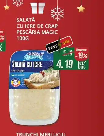 Diana Supermarket SALATĂ CU ICRE DE CRAP PESCĂRIA MAGIC Ofertă