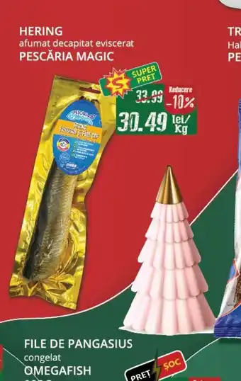 Diana Supermarket HERING afumat decapitat eviscerat PESCĂRIA MAGIC Ofertă