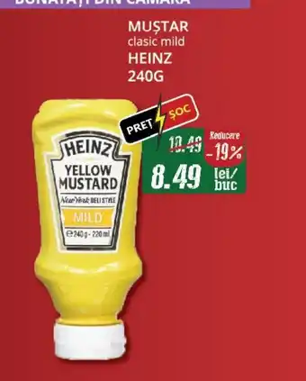 MUSTAR clasic mild HEINZ 240G