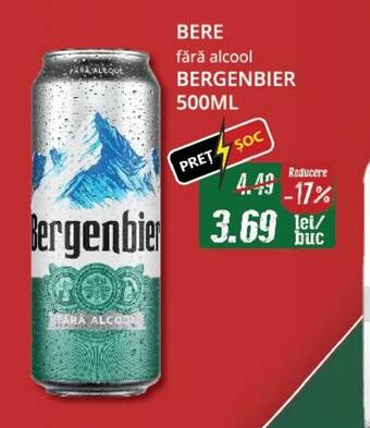 Diana Supermarket BERE fără alcool BERGENBIER Ofertă