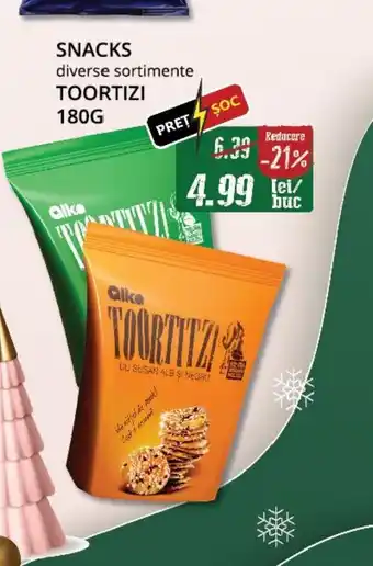 SNACKS diverse sortimente TOORTIZI
