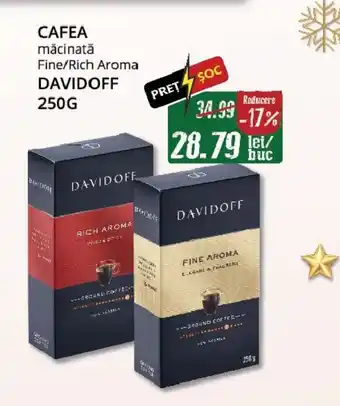 CAFEA măcinată Fine/Rich Aroma DAVIDOFF