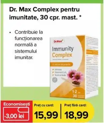 Dr.Max Dr. Max Complex pentru imunitate, 30 cpr. mast. * Ofertă