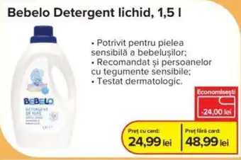 Bebelo Detergent lichid, 1,5 |