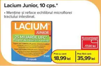 Lacium Junior, 10 cps.*