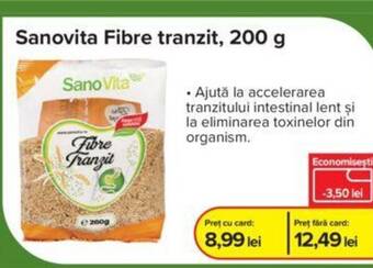 Dr.Max Sanovita Fibre tranzit, 200 g Ofertă