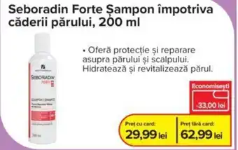 Seboradin Forte Șampon împotriva căderii părului, 200 ml