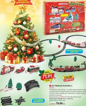 SET TRENULET ELECTRIC 3+
