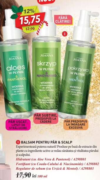 Infinity BALSAM PENTRU PĂR & SCALP Ofertă