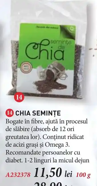 Infinity CHIA SEMINȚE Ofertă
