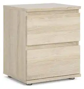 Noptieră cu aspect de lemn de stejar tvilum nova