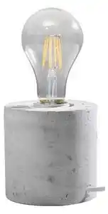 Lampă de masă salgado 1xe27/60w/230v beton
