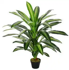 Favi Planta artificiala dracaena, interior/exterior, diametru 18x110cm, verde | aosom ro Ofertă