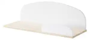 Raft de copii alb/în culoare naturală cu aspect de lemn de pin kiddy - vipack