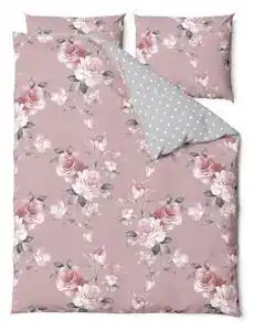 Lenjerie de pat din bumbac pentru pat dublu bonami selection belle, 200 x 200 cm, roz