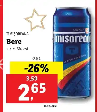 Lidl TIMIŞOREANA Bere Ofertă