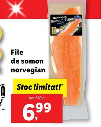 Lidl File de somon norvegian Ofertă
