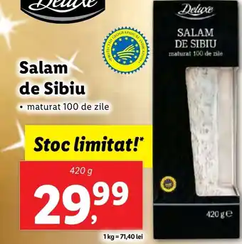 Lidl Salam de Sibiu Ofertă