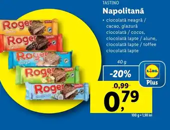 Lidl TASTINO Napolitană Ofertă
