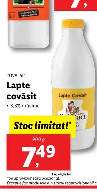 Lidl Lapte covăsit Ofertă