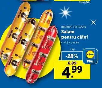 Lidl ORLANDO / BELLOSAN Salam pentru câini Ofertă