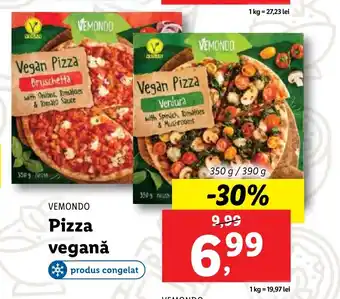 Lidl Pizza vegană Ofertă
