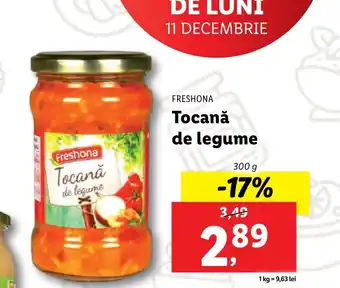Lidl Tocană de legume Ofertă