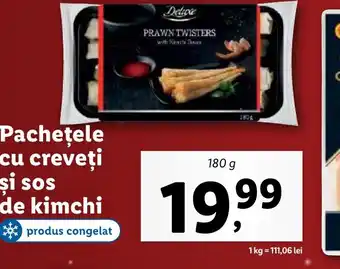 Lidl Pachetele cu creveţi şi sos de kimchi Ofertă
