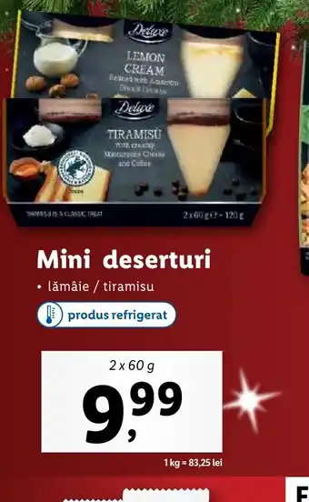 Lidl Mini deserturi Ofertă