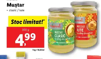 Lidl RÂURENI Muştar Ofertă