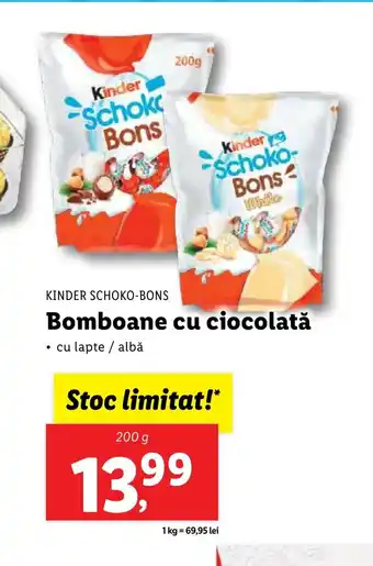 Lidl Bomboane cu ciocolată Ofertă