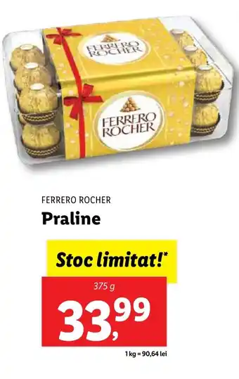 Lidl FERRERO ROCHER Praline Ofertă