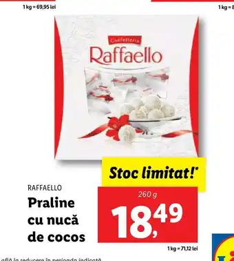 Lidl Praline cu nucă de cocos Ofertă