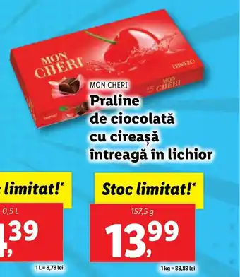 Lidl Praline de ciocolată cu cireasă Ofertă