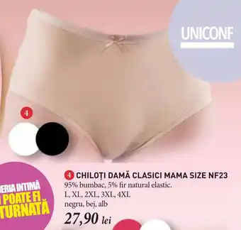 CHILOŢI DAMĂ CLASICI MAMA SIZE NF23